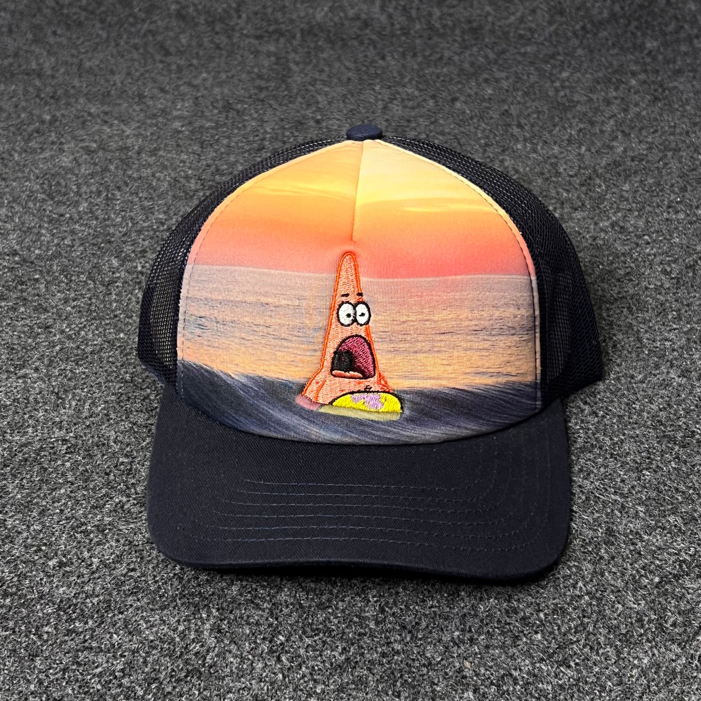 SpongeBob SquarePants Patrick Star adjustable snapback hat.