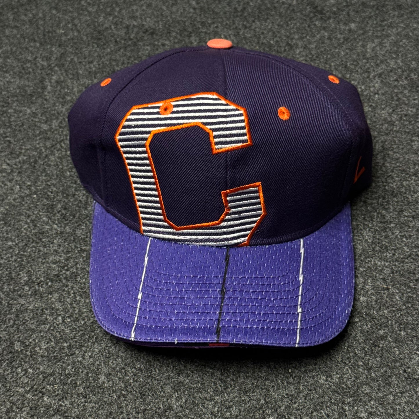 Clemson Tigers "Heritage C" Two-Tone Snapback Cap ( KIDS CAP AGE 6-18 )