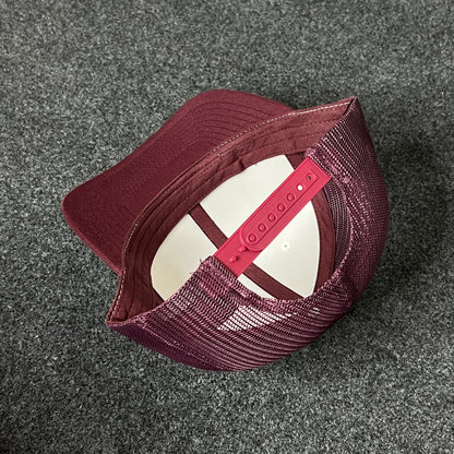 Huf City White & Burgundy Trucker Cap