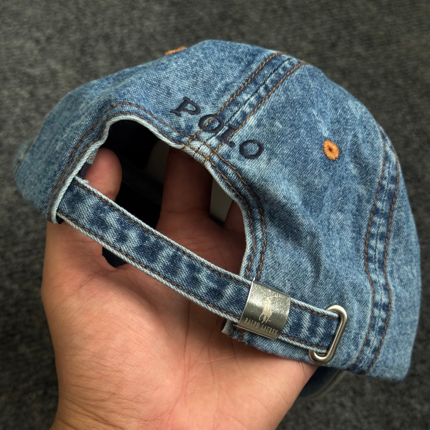Polo Ralph Lauren Acid-Washed Denim Ball Caps