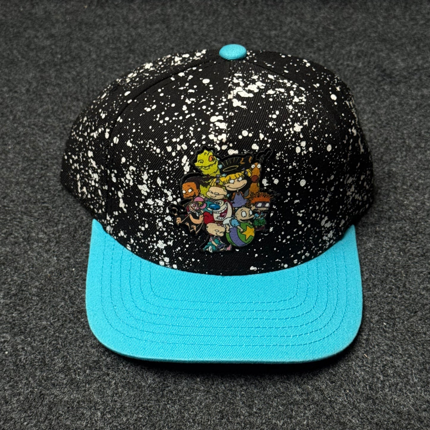 Nickelodeon Rugrats Paint Splatter Snapback  Cap ( KIDS CAP AGE 6-18 )