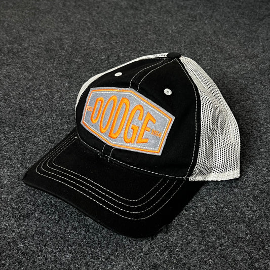 Dodge Trucker Hat – Black & White Mesh Cap