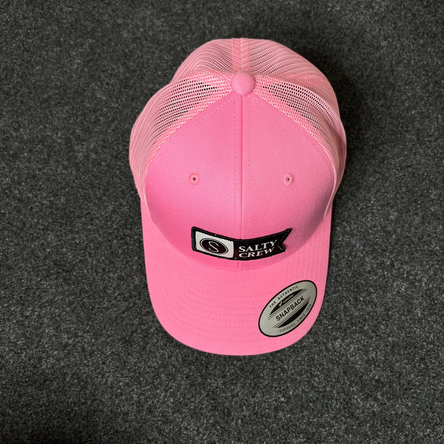 Salty Crew Pink Trucker Hat