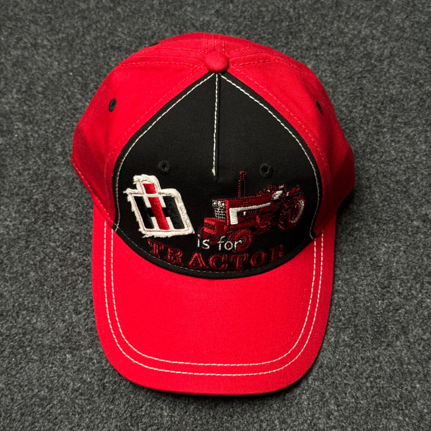International Harvester (IH) "T is for Tractor" Toddler Cap ( KIDS CAP AGE 6-18 )