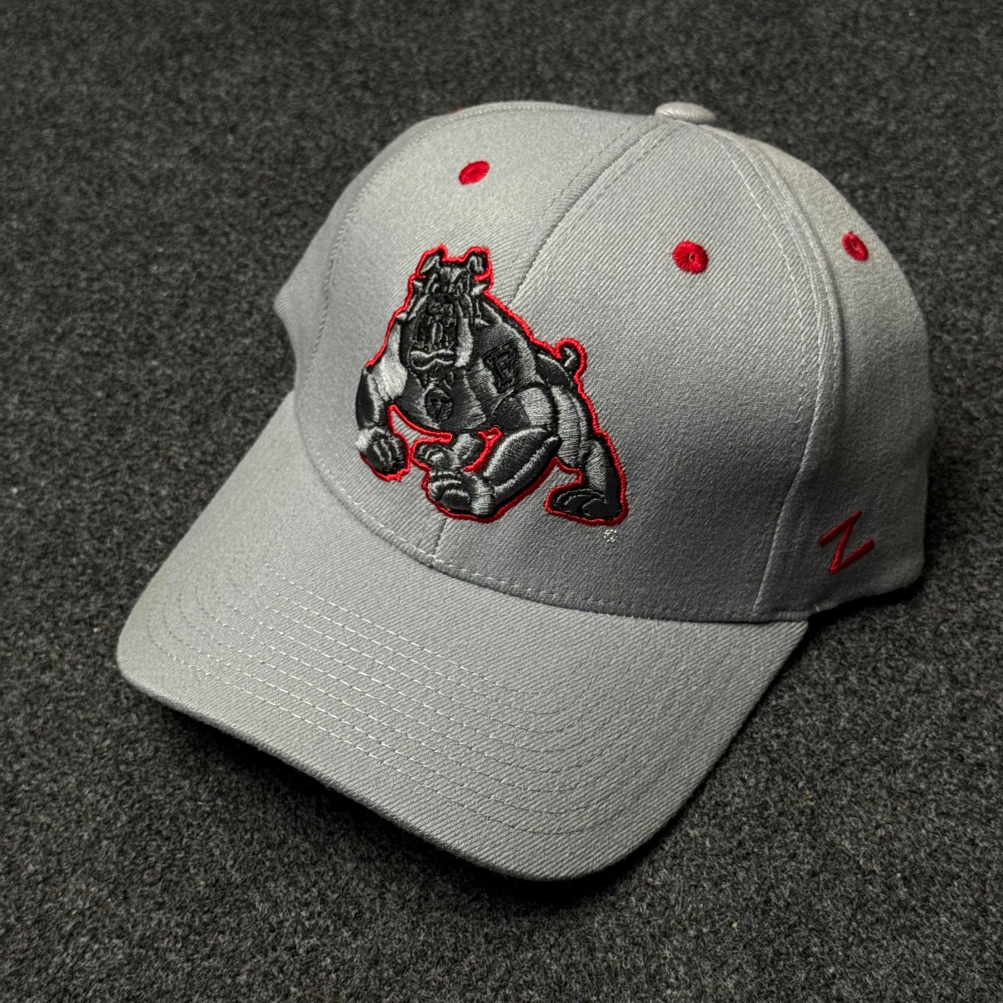 Fresno State Bulldogs Mens Grey Z11 Fitted Cap  (M size )