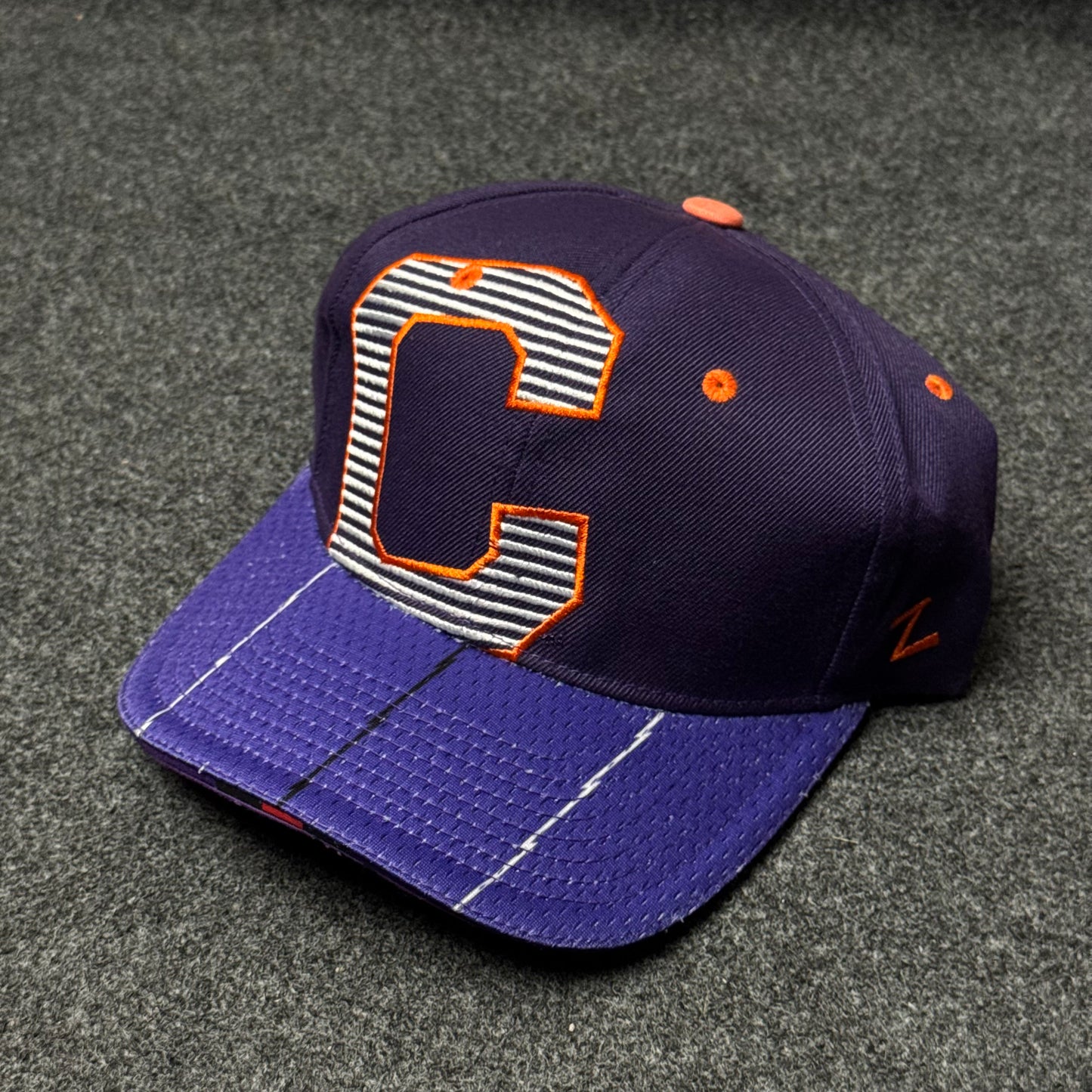 Clemson Tigers "Heritage C" Two-Tone Snapback Cap ( KIDS CAP AGE 6-18 )