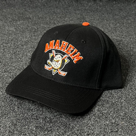 Anaheim Ducks Baseball Cap – Black & Orange
