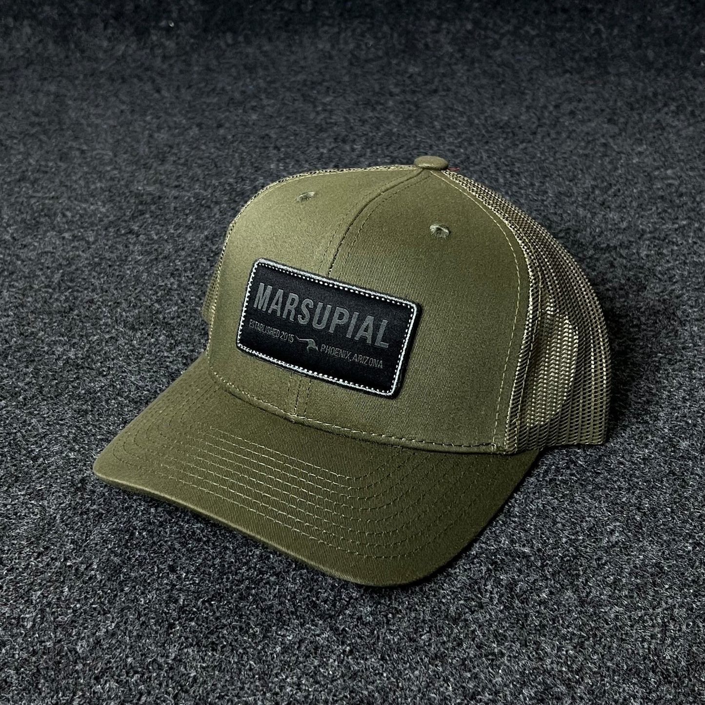 Marsupial Olive Green Mesh Cap