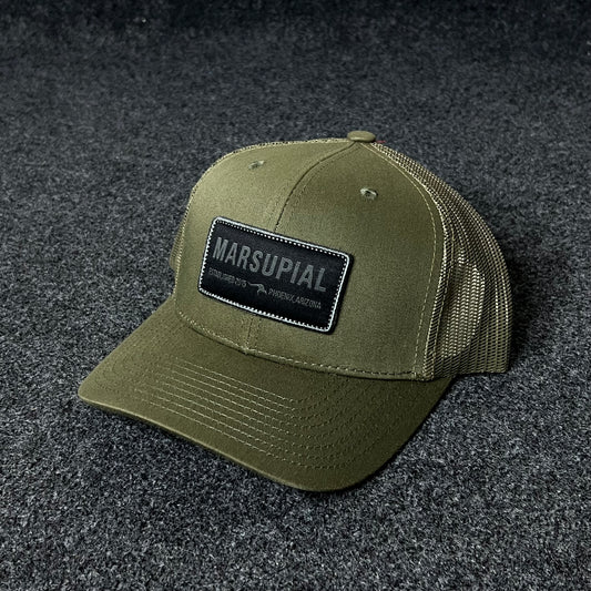 Marsupial Olive Green Mesh Cap