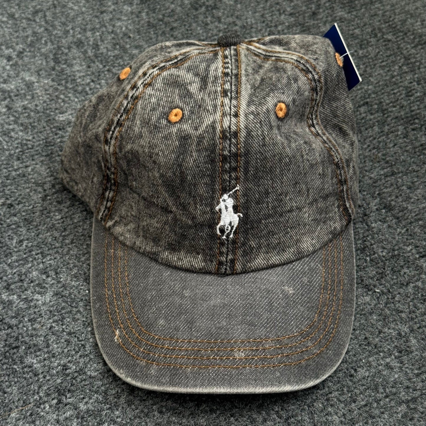 Polo Ralph Lauren Acid-Washed Denim Ball Caps