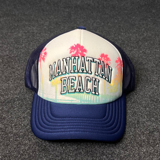 Manhattan Beach  trucker hat.