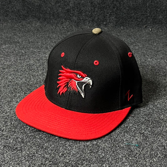 Capelli Sport Red Hawk Fitted Cap – Black & Red ( M size )