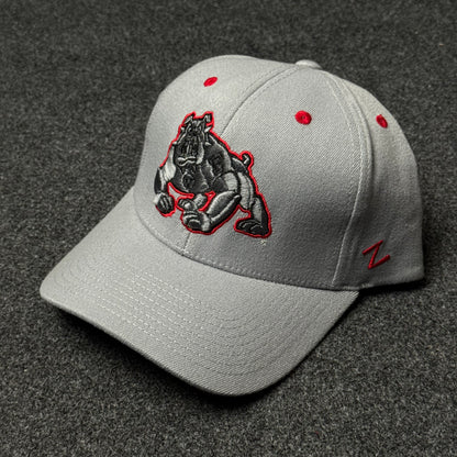 Fresno State Bulldogs Mens Grey Z11 Fitted Cap  (M size )