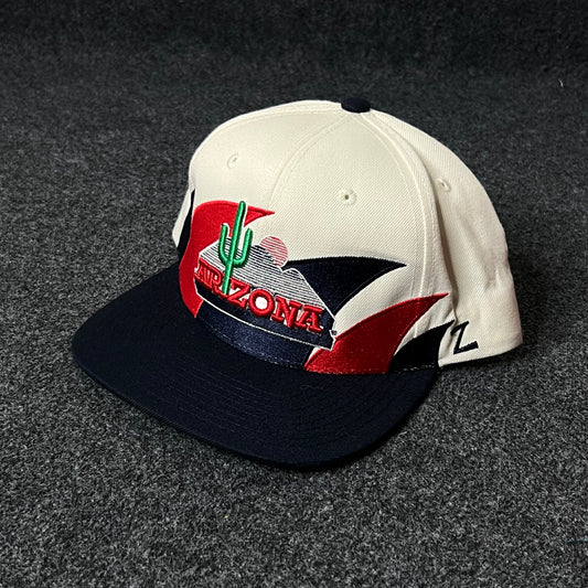 Capelli Sport Arizona Fitted Cap – Cream, Red & Navy