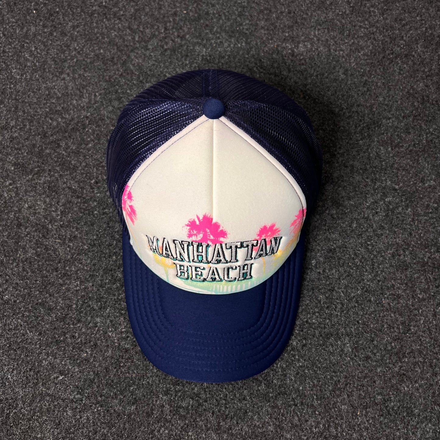 Manhattan Beach  trucker hat.