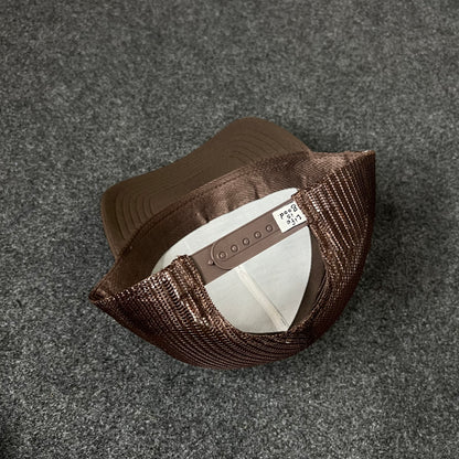 Life Is Good “May the Fish Be With You” Trucker Hat – Brown