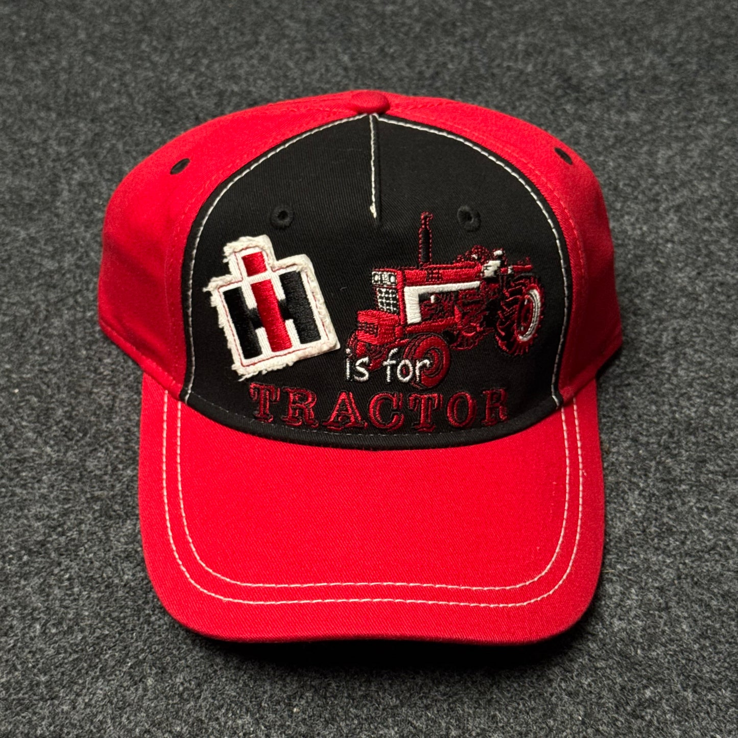 International Harvester (IH) "T is for Tractor" Toddler Cap ( KIDS CAP AGE 6-18 )