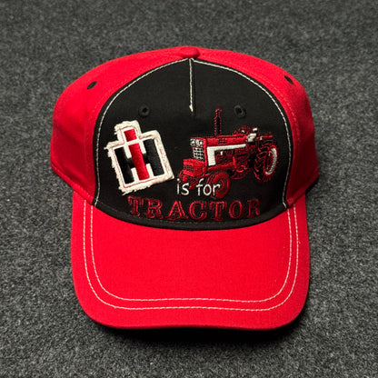 International Harvester (IH) "T is for Tractor" Toddler Cap ( KIDS CAP AGE 6-18 )
