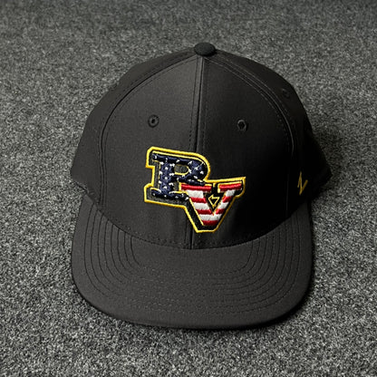 Capelli Sport “BV” Stars & Stripes Fitted Cap – Black ( M size )