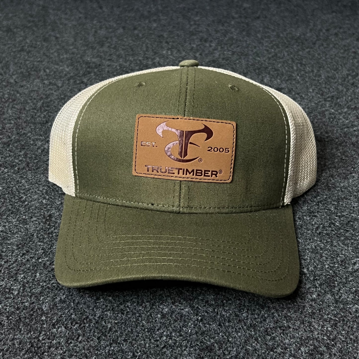Triton Charters Olive Mesh Trucker Cap