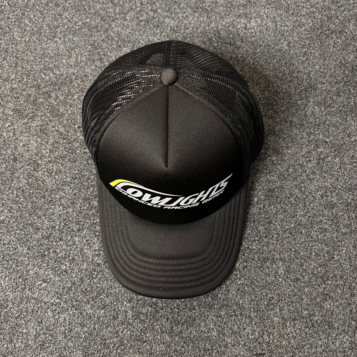 "Lowlights" trucker hat.