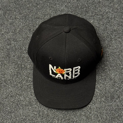 SQRTN Company "Norrland Rose" Black Snapback Cap ( KIDS CAP AGE 6-18 )