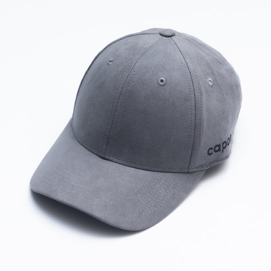 GREY Suede Cap