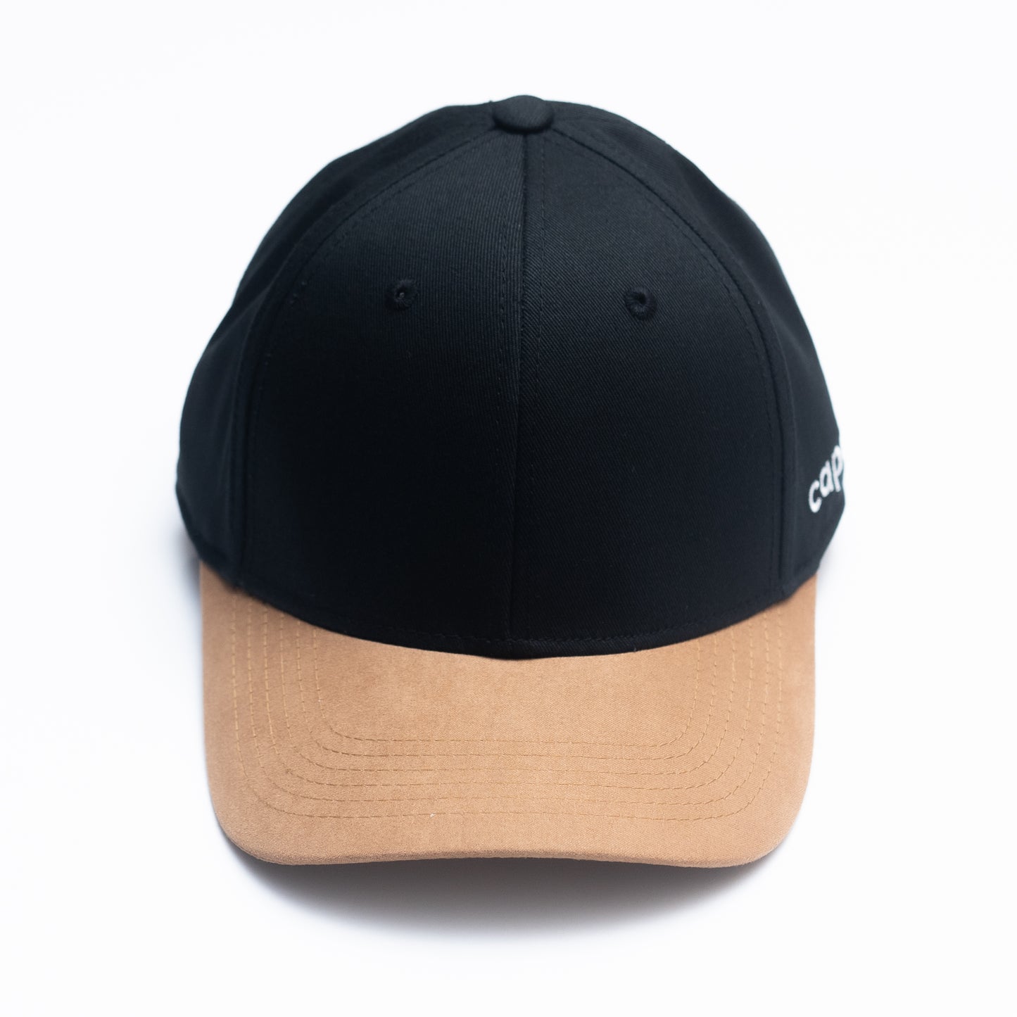 BLACK & LIGHT BROWN Contrast Cap by CAPON