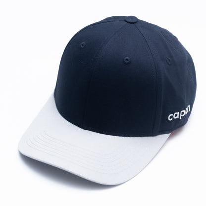 NAVY BLUE & LIGHT ASH Contrast Cap by CAPON