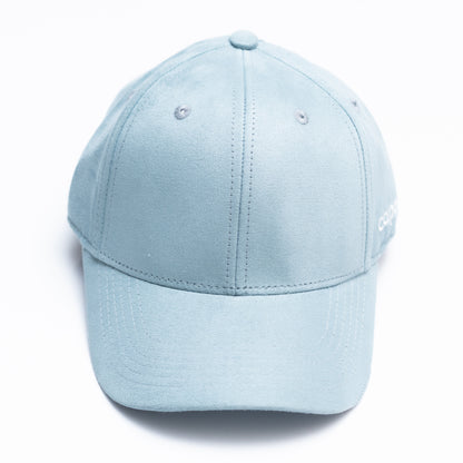 AQUA CYAN Suede Cap