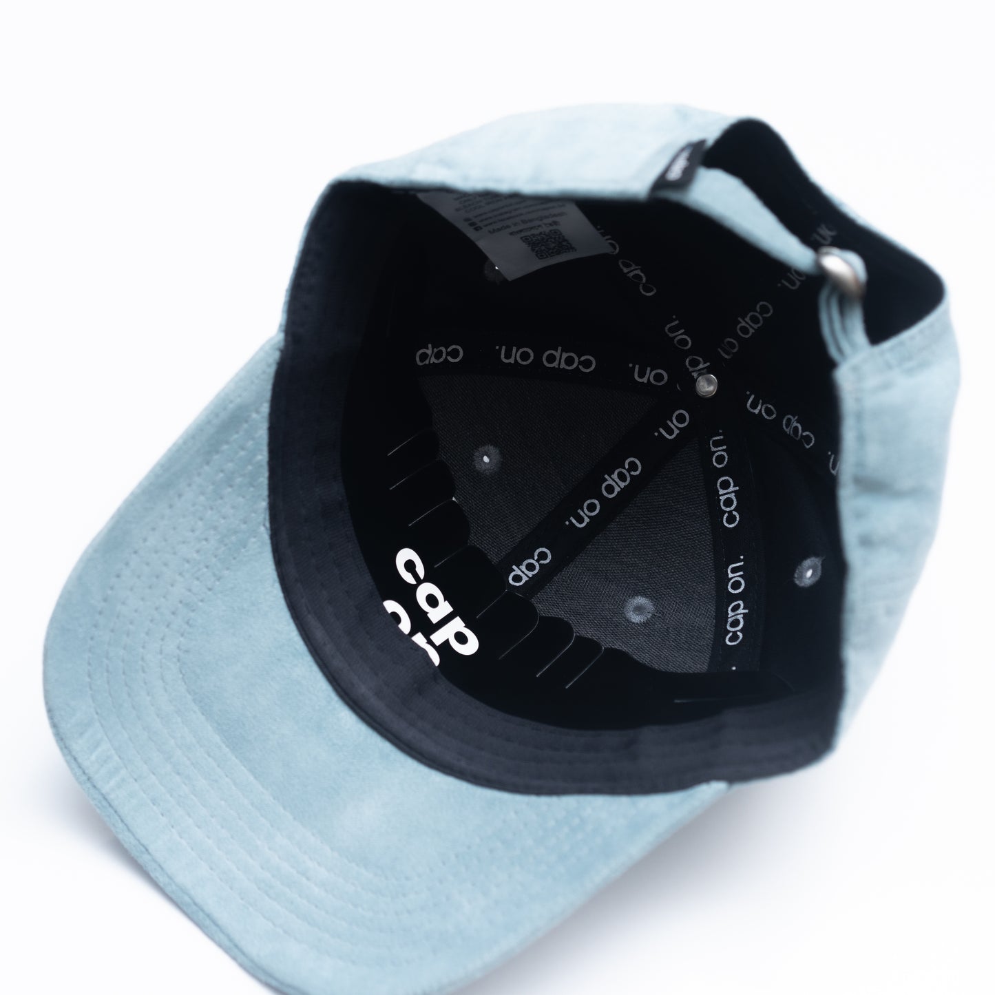 AQUA CYAN Suede Cap