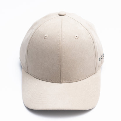 BEIGE Suede Cap