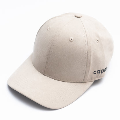 BEIGE Suede Cap