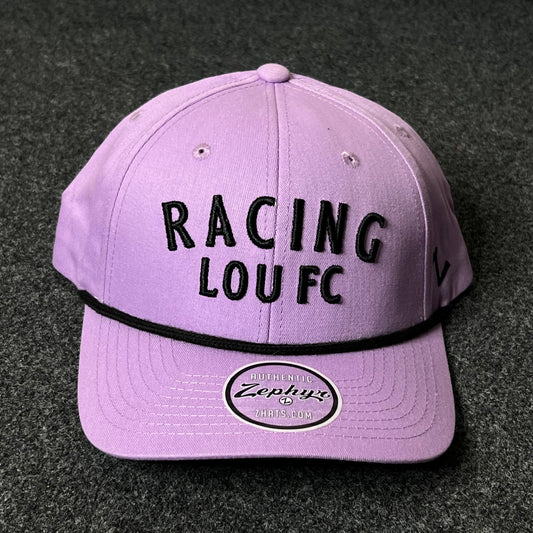 Racing Lou FC Baseball Cap – Lavender & Black