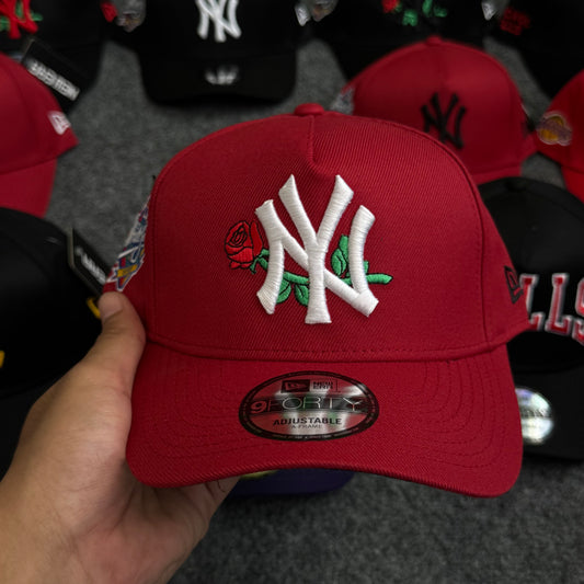 New York Yankees "Rose Edition" 9FORTY A-Frame Snapback Cap