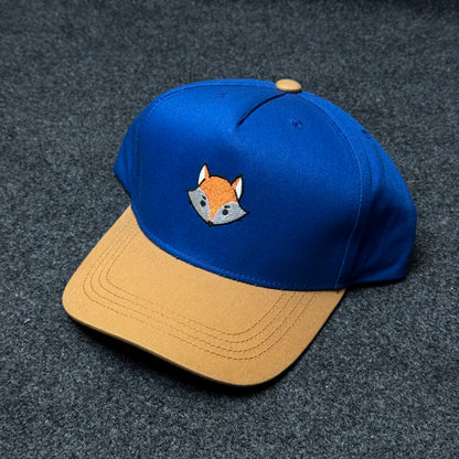 Maison Kitsuné "Lapis Fox" Two-Tone Baseball Cap ( KIDS CAP AGE 6-18 )