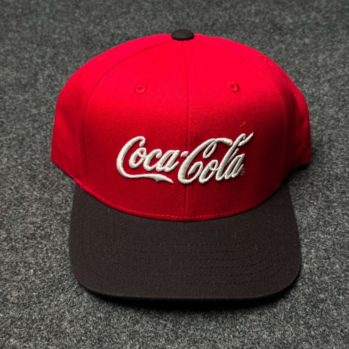 Coca-Cola Classic Script Two-Tone Snapback Cap ( KIDS CAP AGE 6-18 )