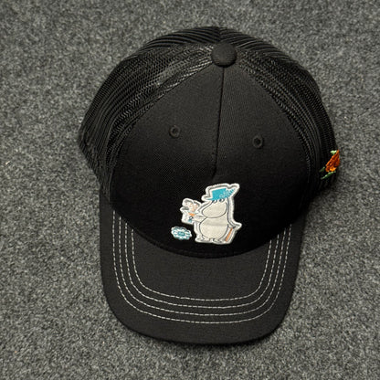 SQRTN "Cheers Moomin" Black Cap ( KIDS CAP AGE 6-18 )