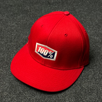 100% "Classic Red" Official Flexfit Cap  (M size )