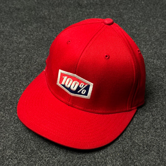 100% "Classic Red" Official Flexfit Cap  (M size )