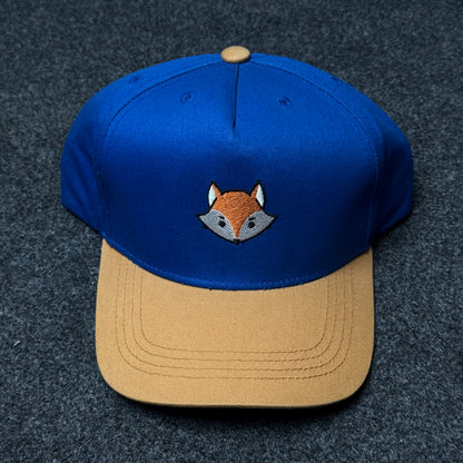 Maison Kitsuné "Lapis Fox" Two-Tone Baseball Cap ( KIDS CAP AGE 6-18 )