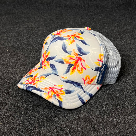 Floral Pattern Trucker Hat