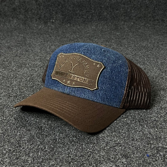 Boot Barn “Long Live Cowboys” Denim Trucker Cap
