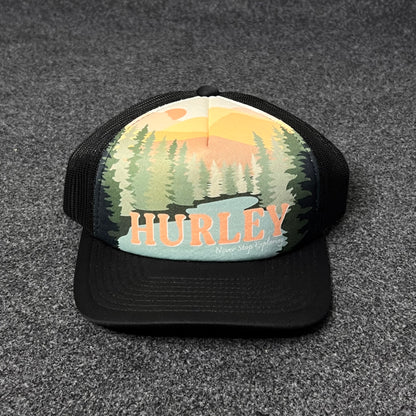Hurley Graphic Print Adjustable Cap.