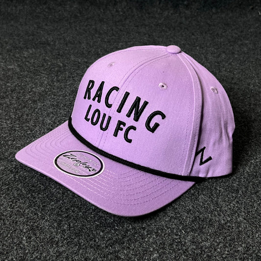 Racing Lou FC Baseball Cap – Lavender & Black