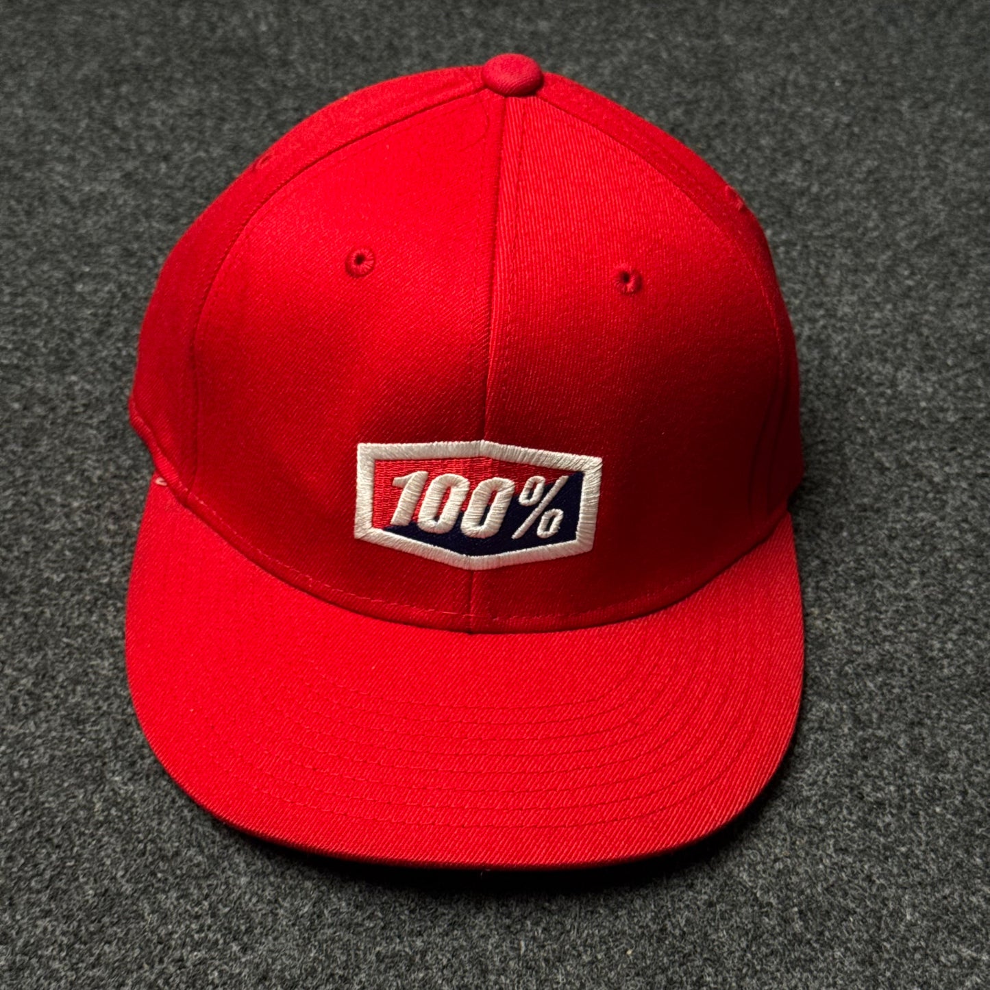100% "Classic Red" Official Flexfit Cap  (M size )