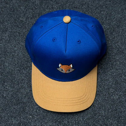 Maison Kitsuné "Lapis Fox" Two-Tone Baseball Cap ( KIDS CAP AGE 6-18 )