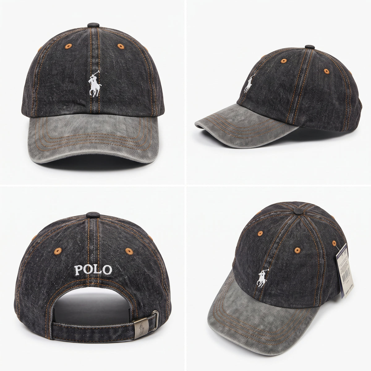 Unstructured Jeans Cap TWO TONE 1