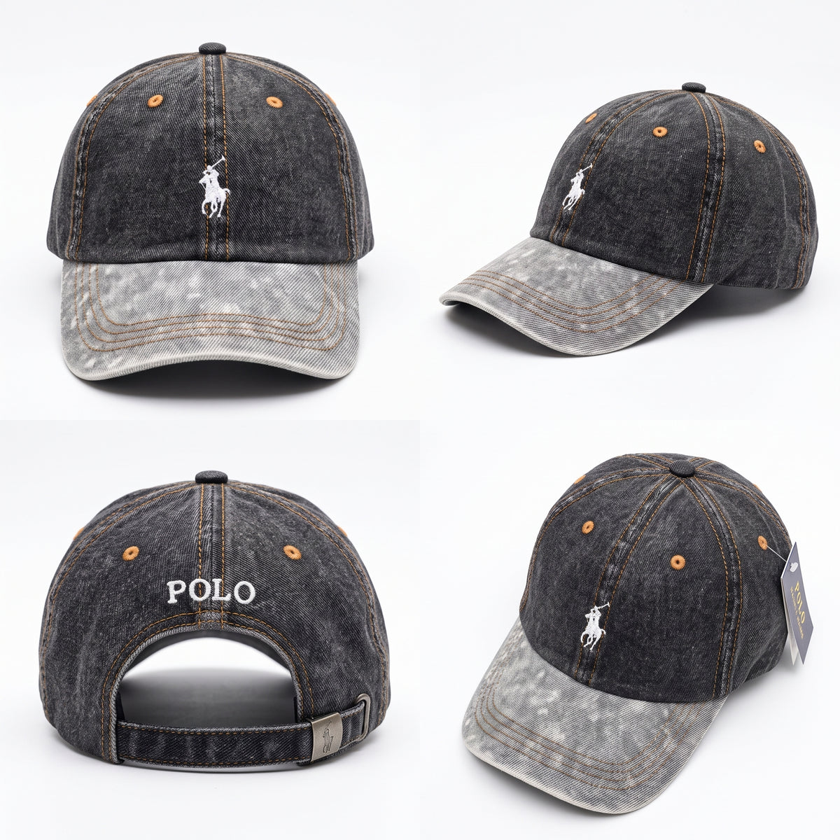 Unstructured Jeans Cap TWO TONE 2