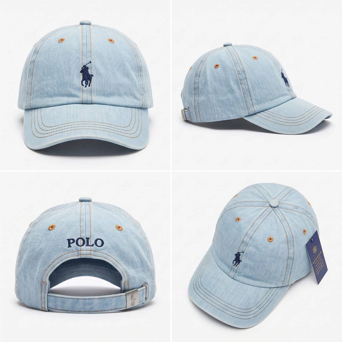 Unstructured Jeans Cap BLUE